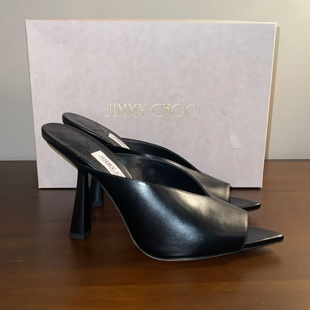 Jimmy Choo Black Women's Heels - Picture 3 of 6